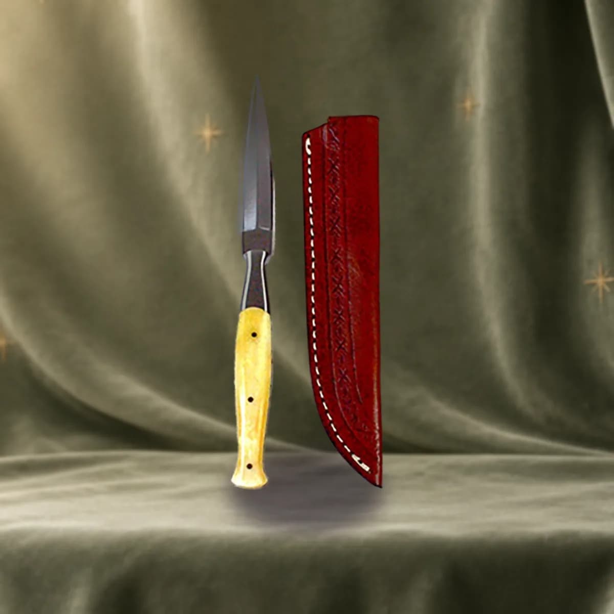 8 1/2" Bone Slim athame