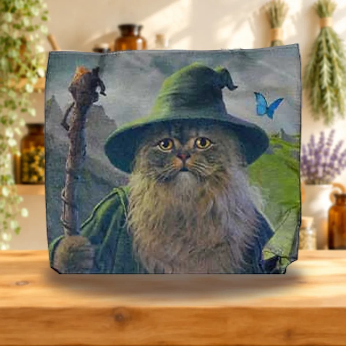 17" x 17" Catdalf tote bag