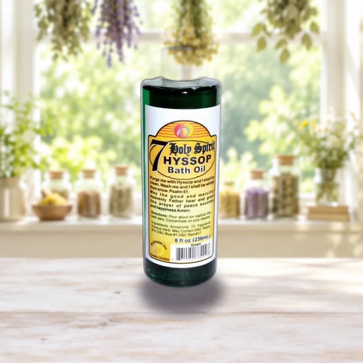 8oz 7 Holy Spirit Hyssop bath oil