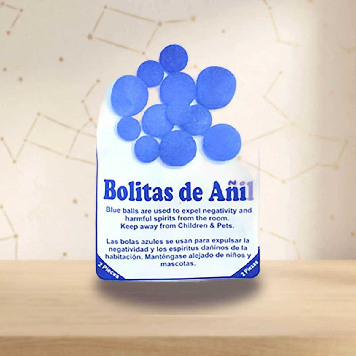 (2 pieces) Blue Balls