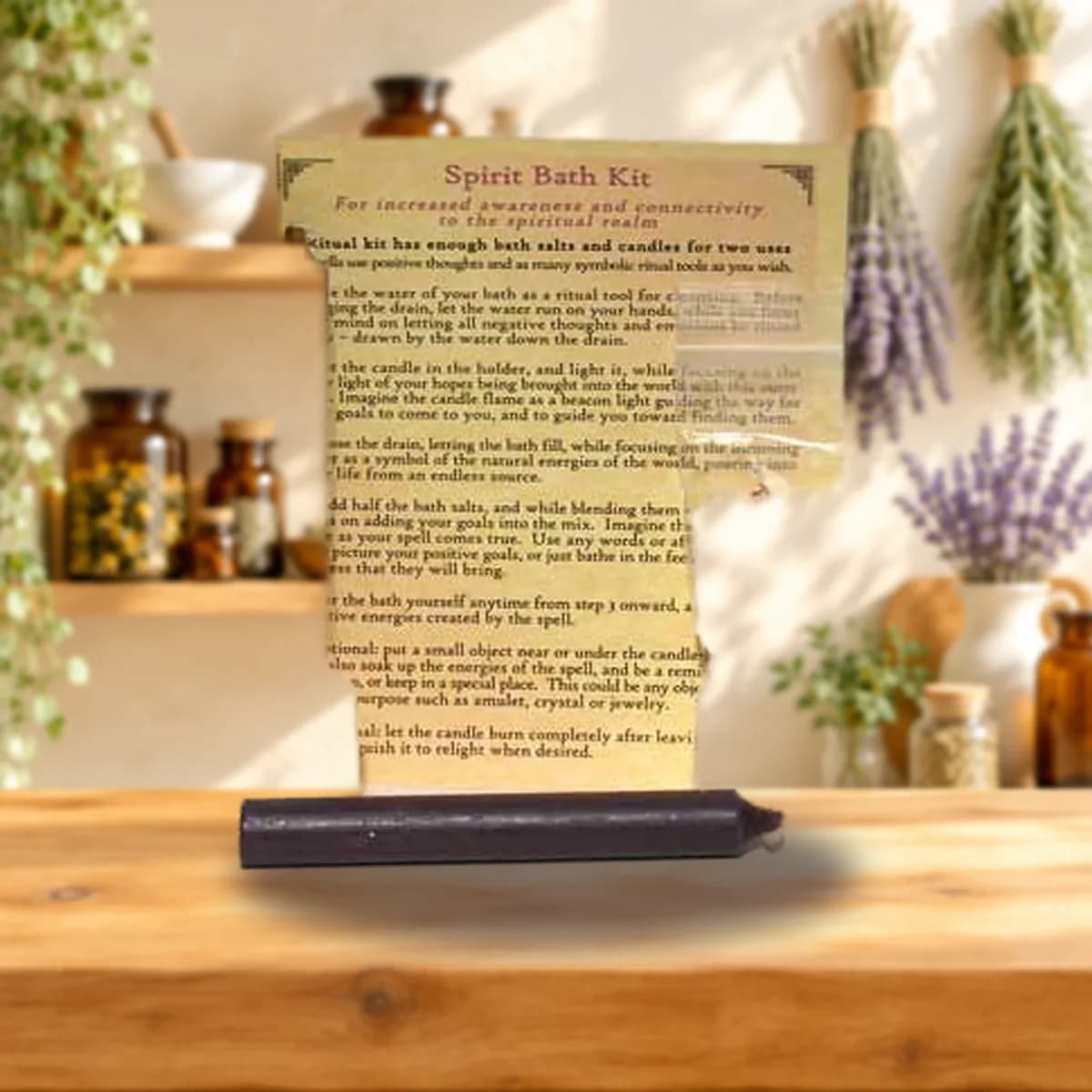 Spirit bath kit