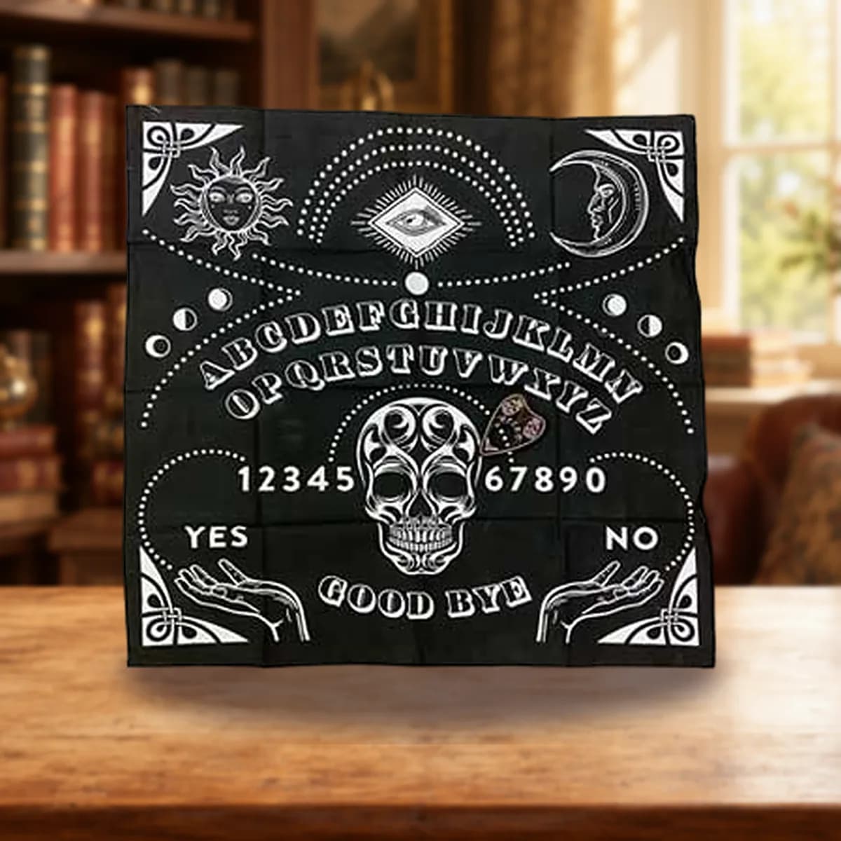 24"x24" Ouija, Black mat