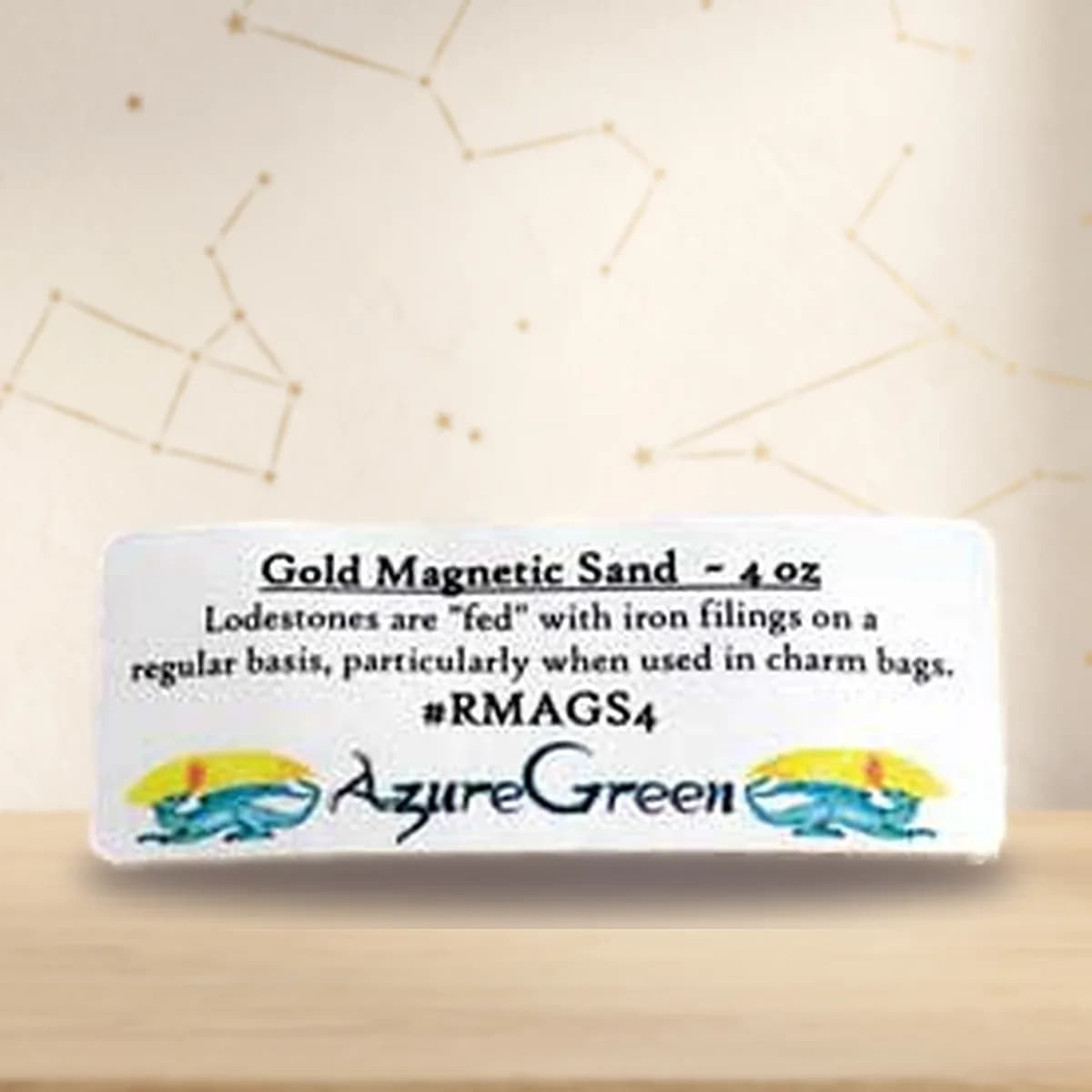 Gold Magnetic Sand (Lodestone Food) 4oz