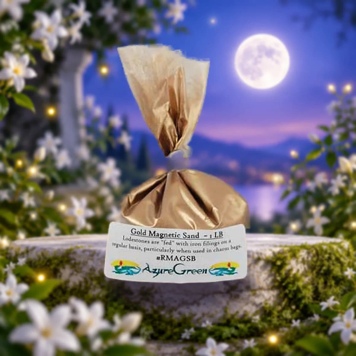 1 Lb Gold Magnetic Sand (Lodestone Food)