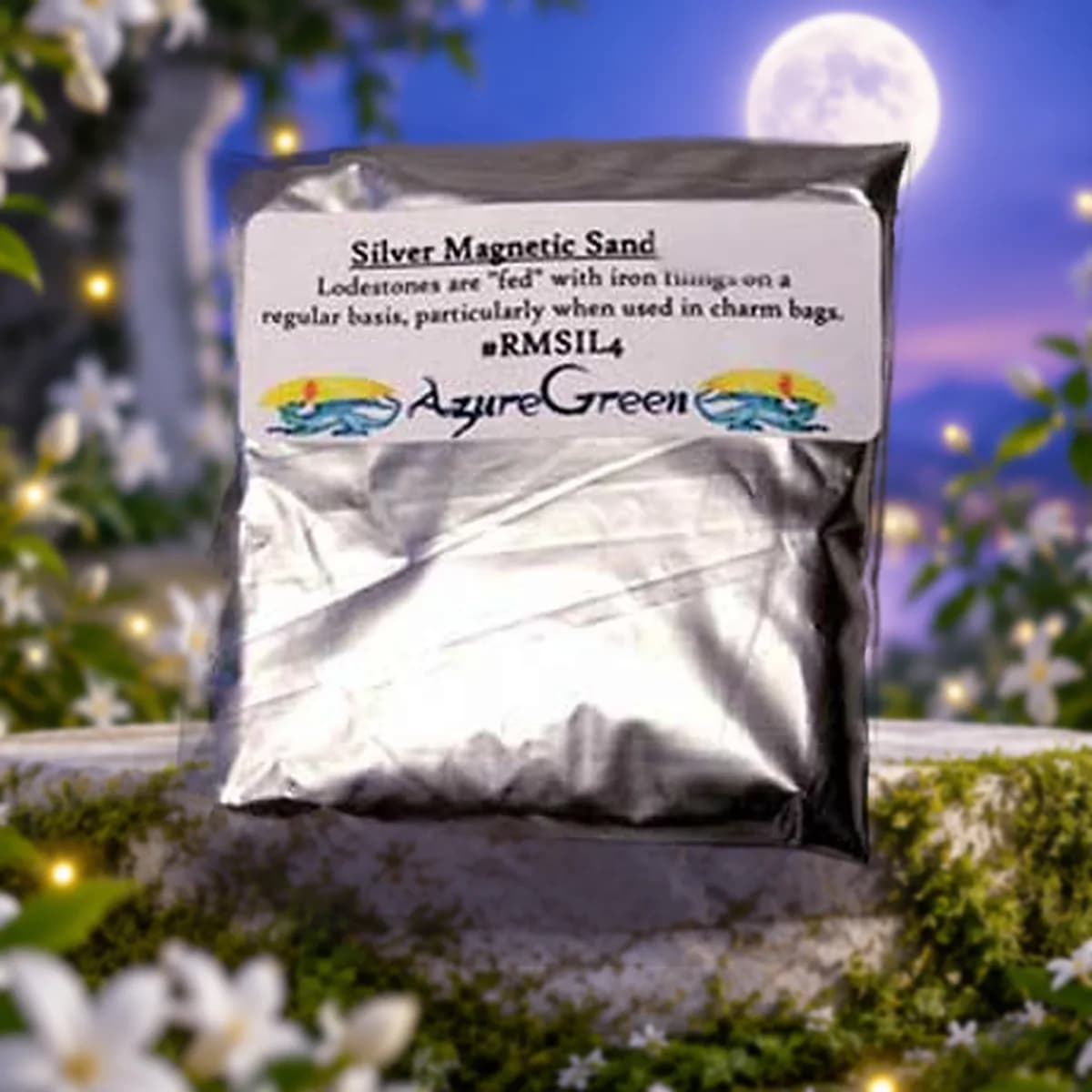 1 Lb Silver Magnetic Sand (Lodestone Food)
