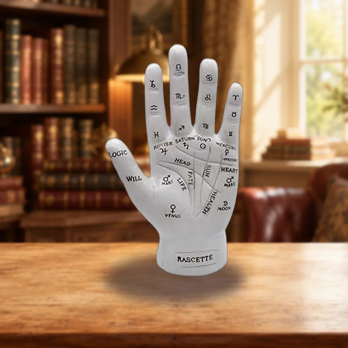 7" Palmistry Hand