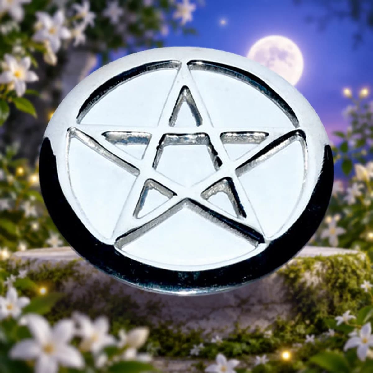 2 3/4" Pentagram altar tile