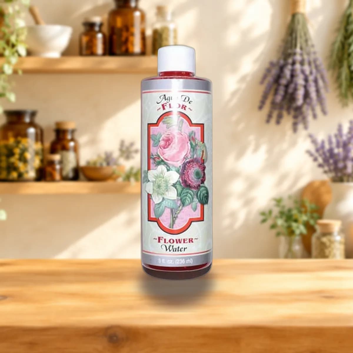 8oz Flower Water (Aqua de Flores) wash