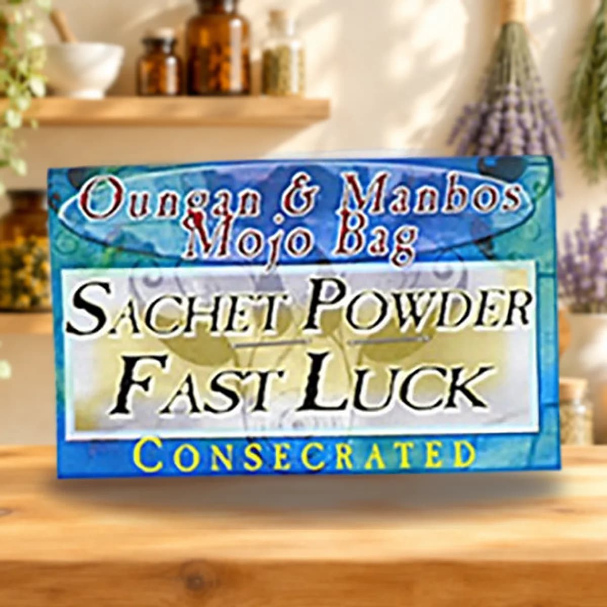 .5oz Fast Luck sachet powder consecrated