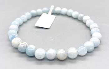 4mm Aquamarine bracelet